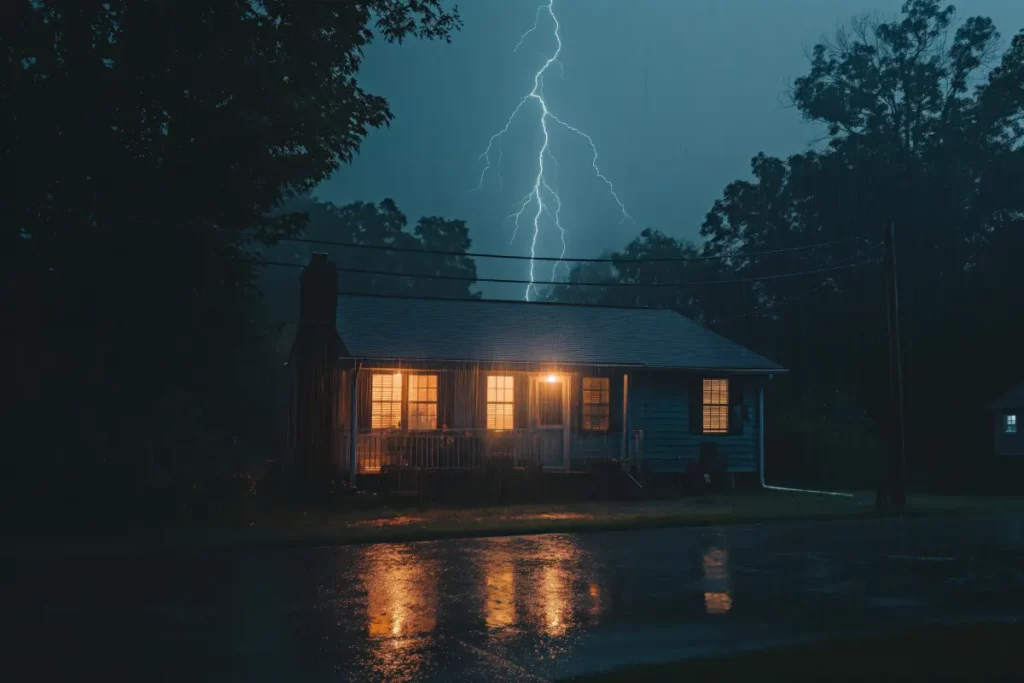 What To Do If Lightning Struck Your House?
