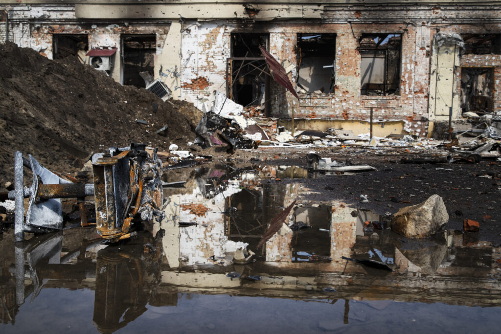 Flood damage to a commercial property