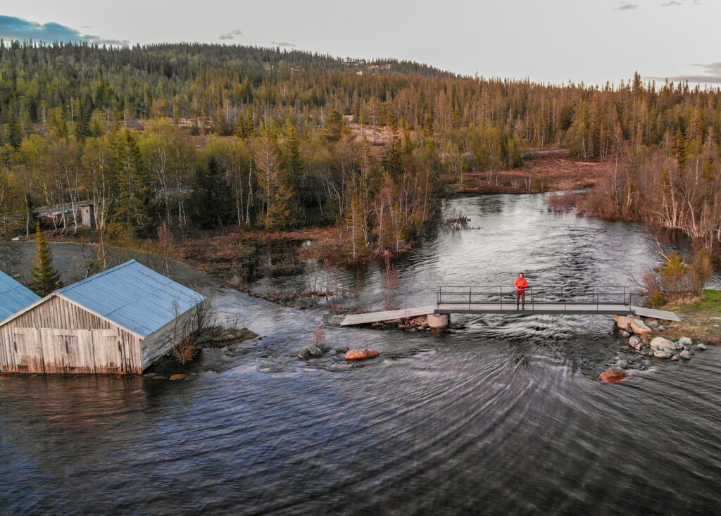 house that has been flooded